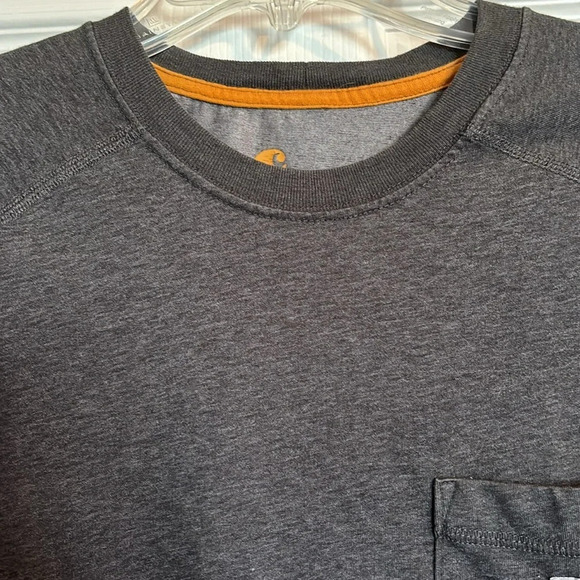 Carhartt Force men’s gray long sleeve relaxed fit t-shirt size medium - Picture 2 of 8
